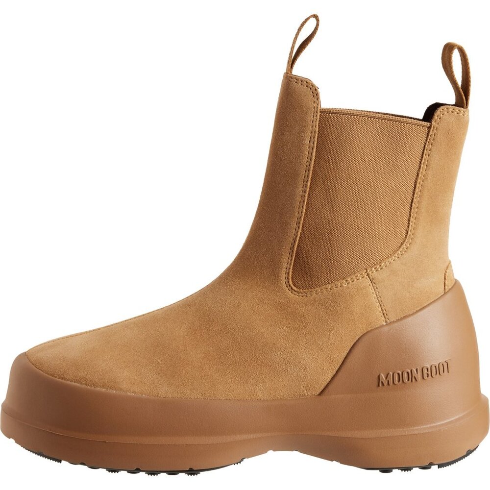 NEW MOON BOOTS Luna Chelsea Boots - Suede in tan unisex 1025 13s7 - Picture 5 of 10
